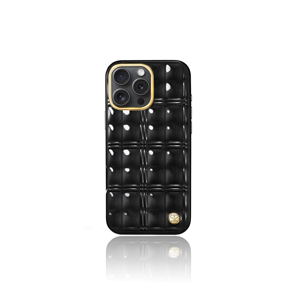 Pynana iPhone 16 Pro Askı Aparatlı Metal Grid Kılıf Pynana iPhone 16 Pro Askı Aparatlı Metal Grid Kılıf
